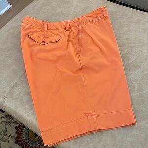 Polo by Ralph Lauren Short Sz 42 orange 10in inseam. Button waist & drawstring